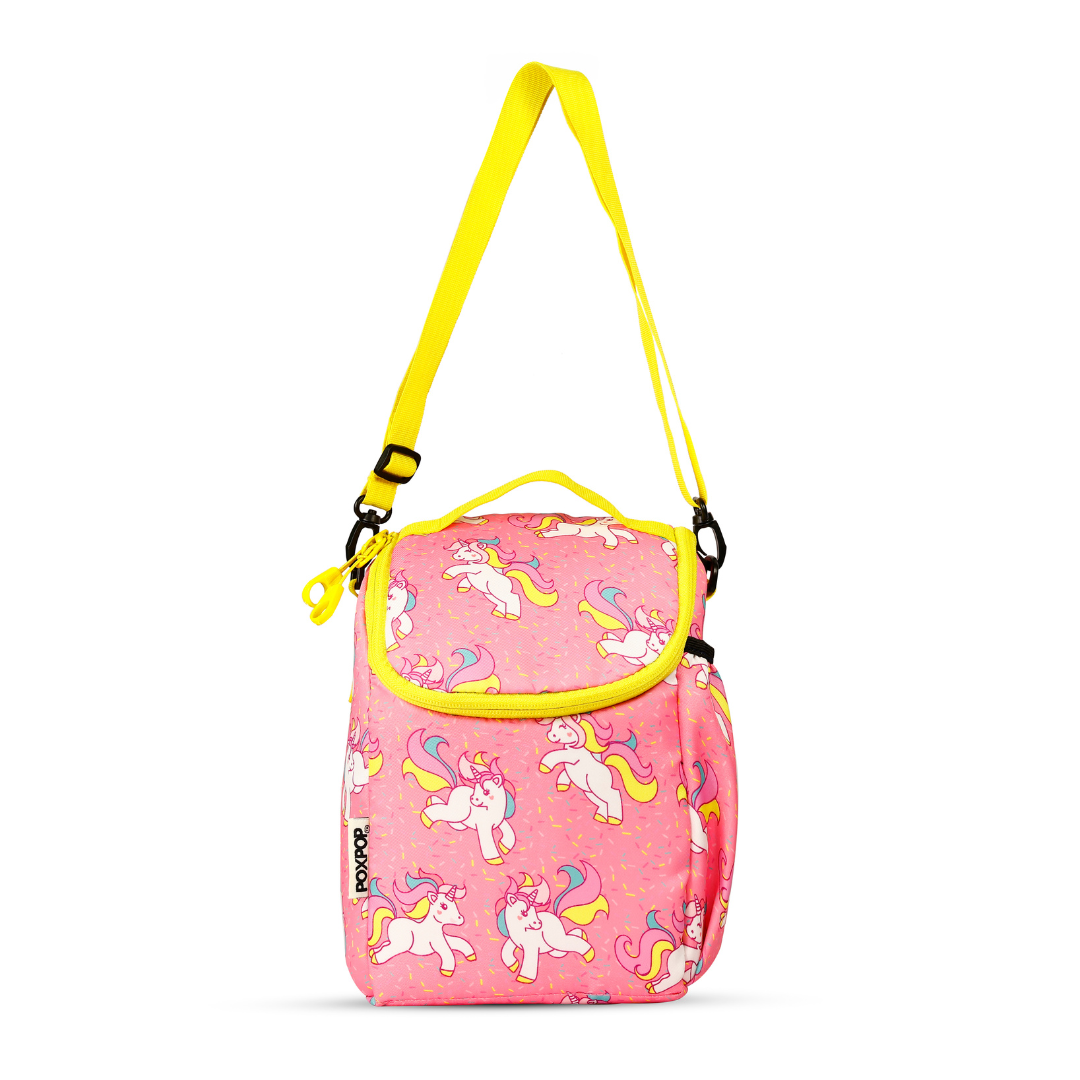 Unicorn kids premium backpack with lunch bag