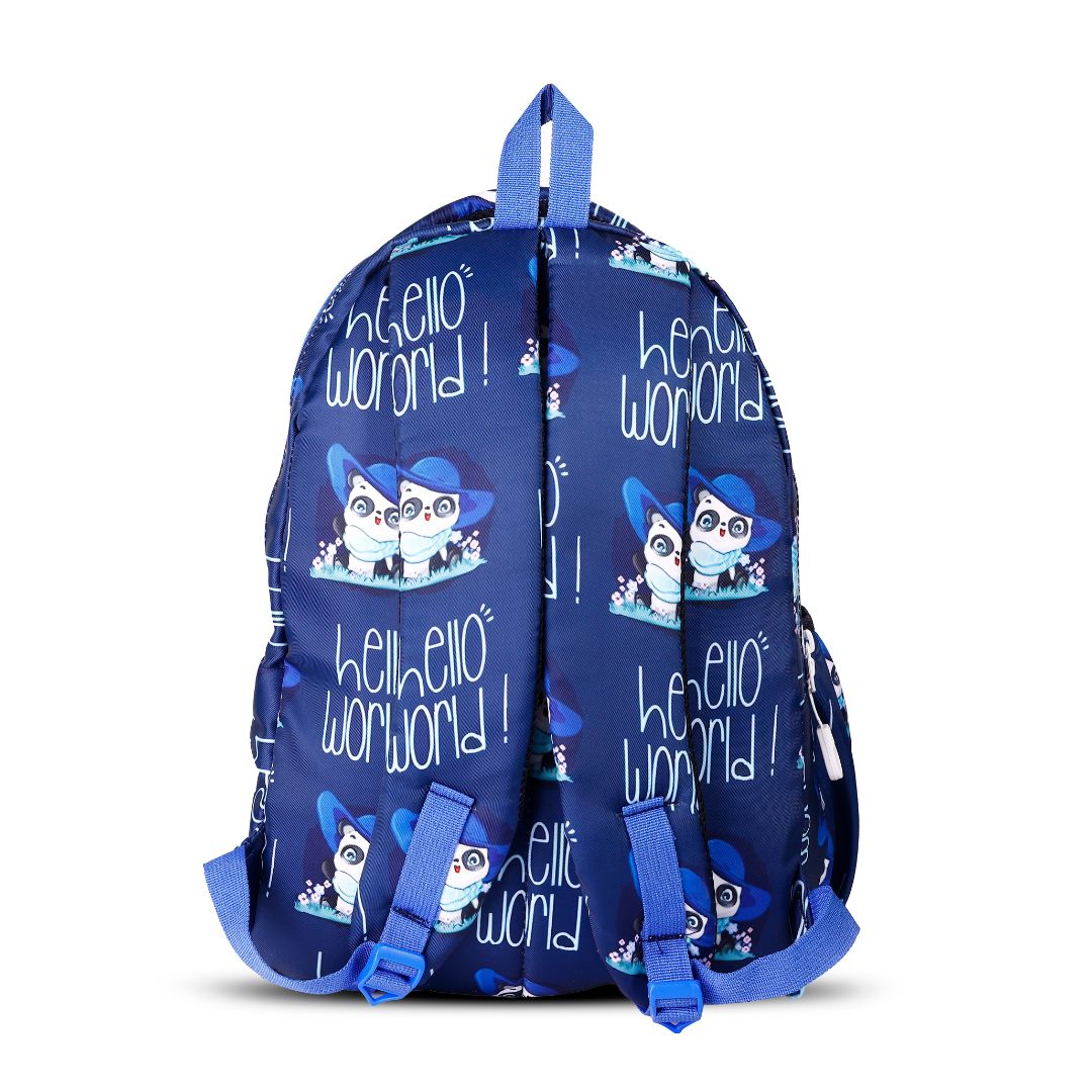 panda kids premium backpack with lunch bag