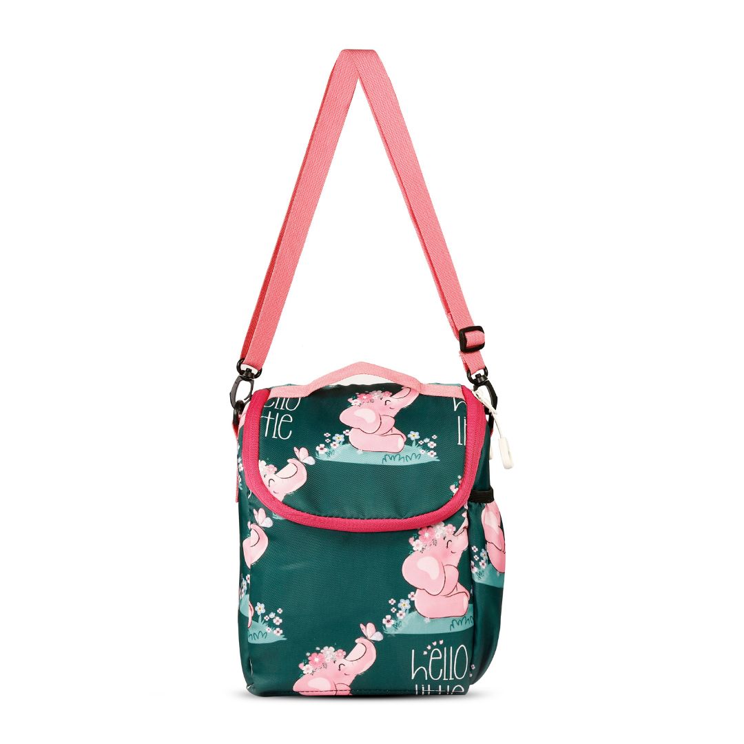 elephant kids premium backpack with lunch bag