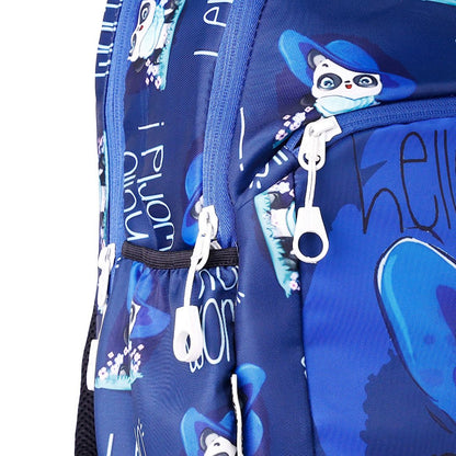 panda kids premium backpack with lunch bag