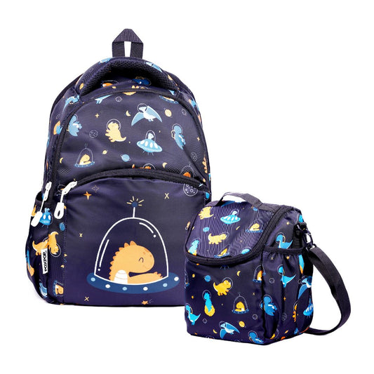 dragon  kids premium backpack with lunch bag